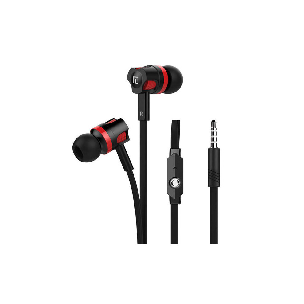 3.5Mm Bass Stereo In-Ear Earphones Headphones Headset With Microphone Black 4151093614868