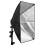 Photo Video Studio Lighting 50x70cm Softbox Light 4 Socket E27 Lamp Holder Kit 5