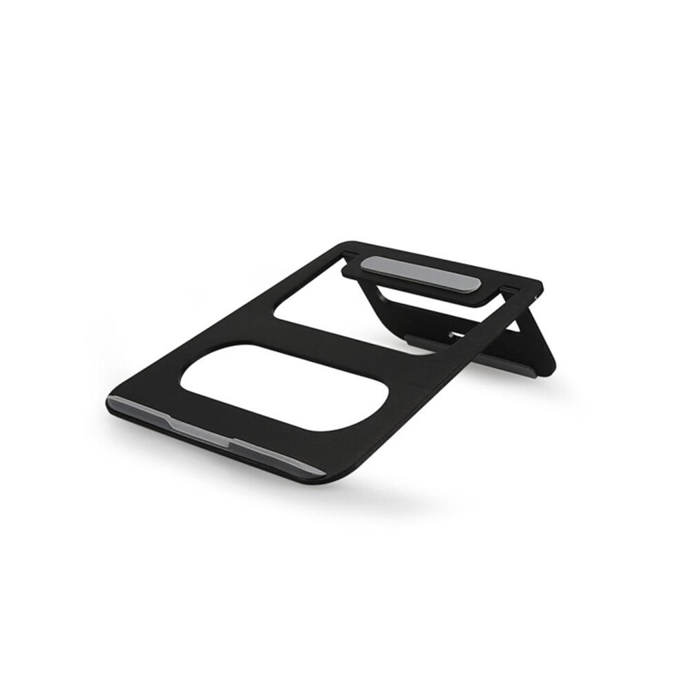 Universal Folding Laptop Stand Aluminum Alloy Cooling Adjustable Desk Stand Pc Tablet Holder Black 4151093619238