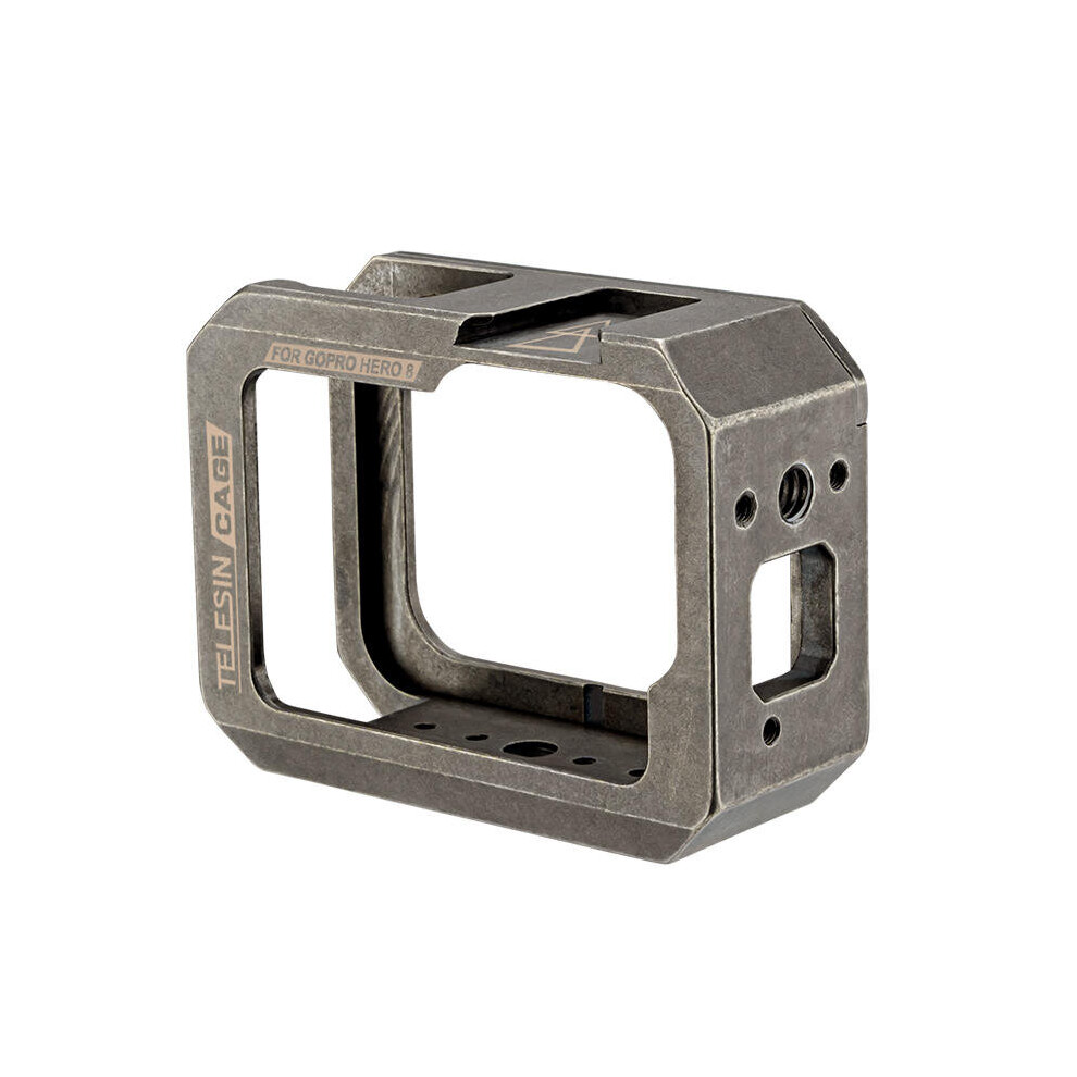 Gp-Flm-802 Vlog Vlogging Cage Rig Stabilizer Protective Case Frame For Gopro Hero 8 Action Sports Camera Black 4191026519921
