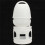 3L White Plastic Drinker Pigeons Birds Accessories Feed Suppliers Automatic Waterer w/ Handle 2