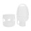 3L White Plastic Drinker Pigeons Birds Accessories Feed Suppliers Automatic Waterer w/ Handle 1