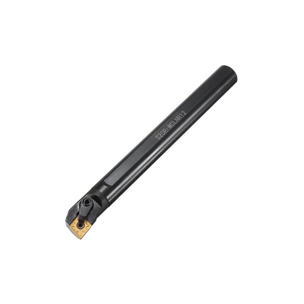 S20r-Mclnr12 20X200mm Lathe Turning Tool Holder With Cnmg1204 Insert And Wrench 840079083593