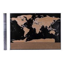 Scratch Off Map Interactive Vacation Poster World Travel Maps LARGE