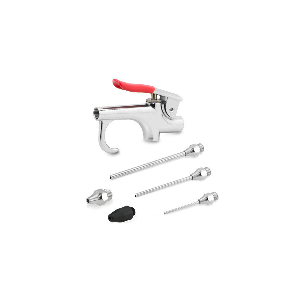 5Pcs Set Air Compressor Blow Gun Tool Kit Inflation Needle Spray Blower 6901722525212