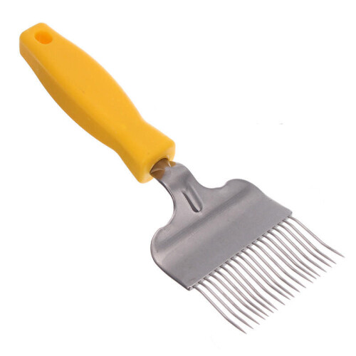 Stainless Steel Bee Keeping Honey Comb Beekeeping Tine Uncapping Fork Scratcher 1