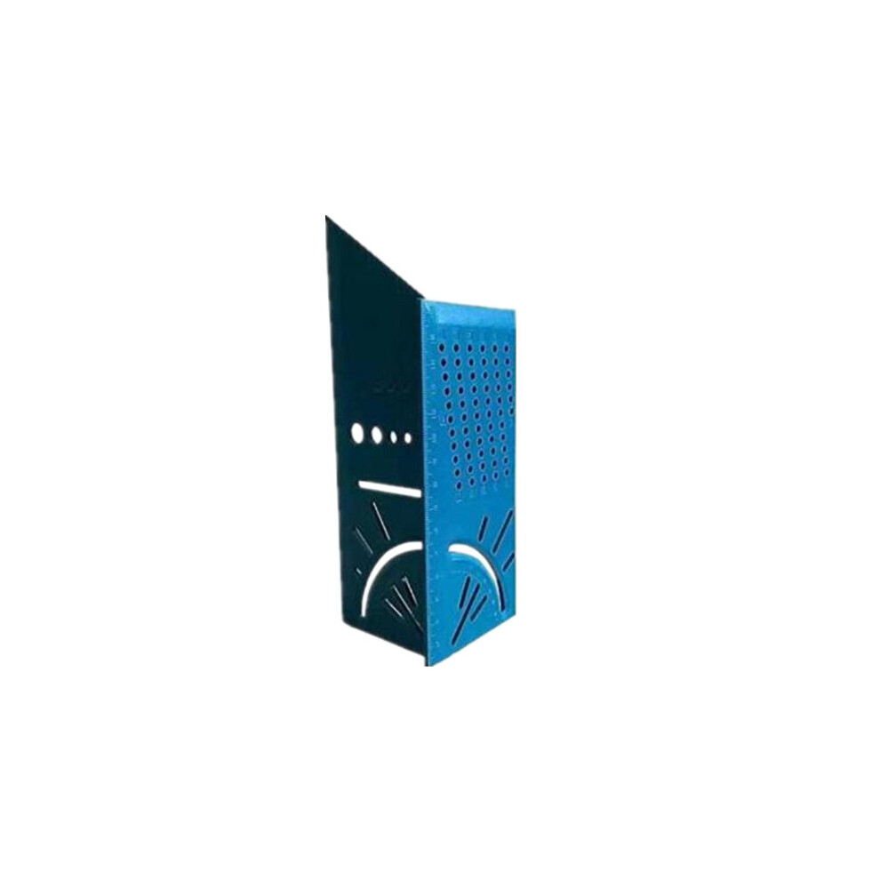 3 Pcs Woodworking Ruler 3D Mitre Angle Measuring Gauge Square Size Measure Hole Positioning Tool 869692699110