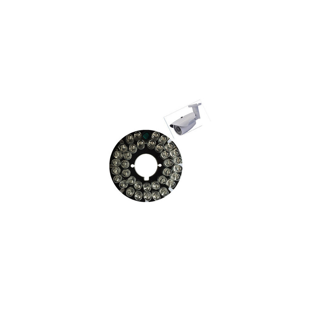 36Pcs 850Nm Leds Cctv F5 Infrared Illuminator Ir 90 Degrees Bulb Board For Bullet Cctv Camera 4151093675678