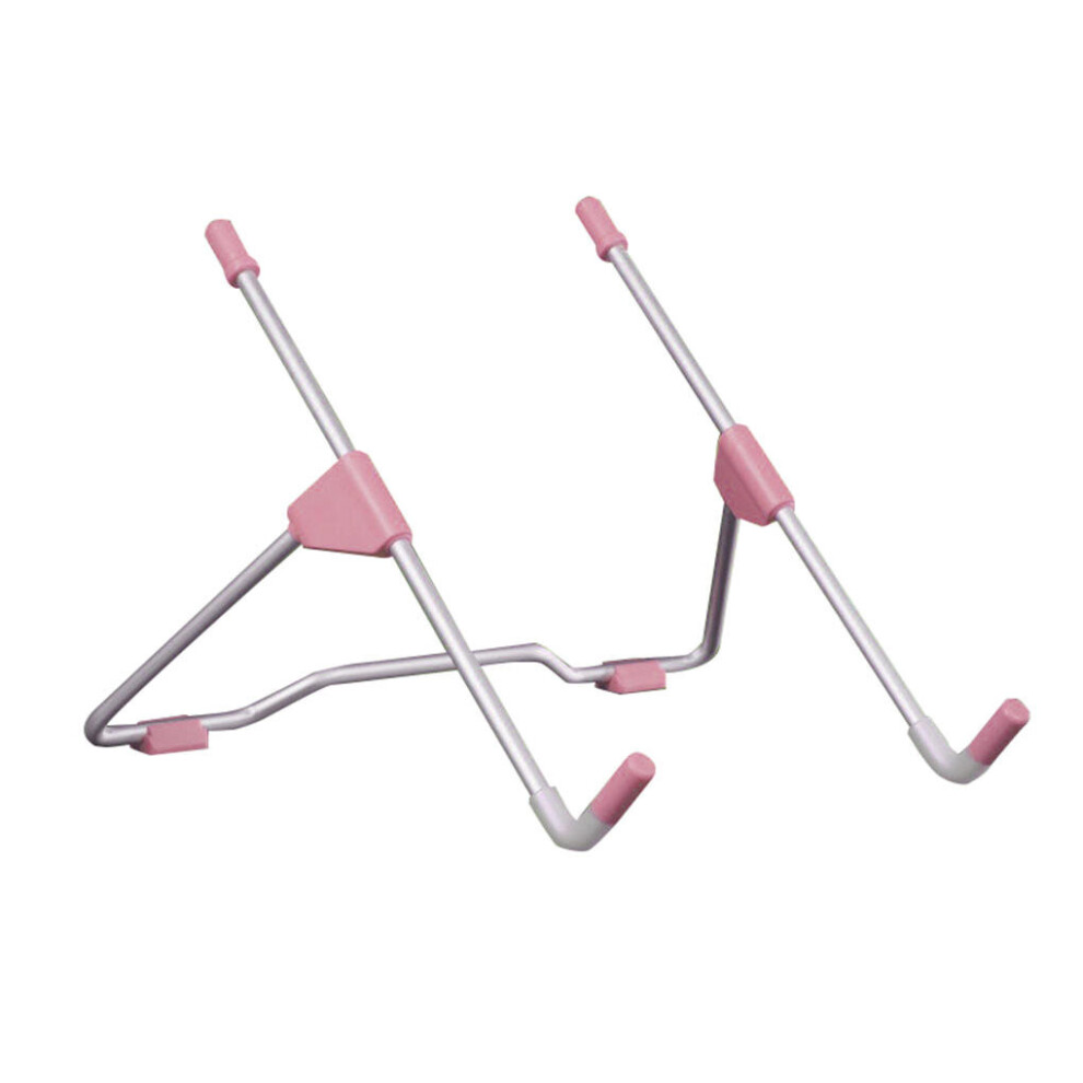 Adjustable Laptop Stand Holder Portable Foldable Desktop Computer Bracket For Laptops Phones Tablets Pink 4151093619191