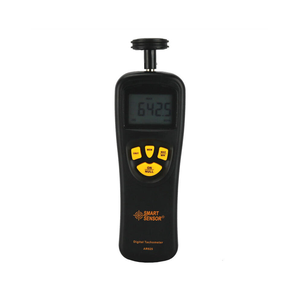 Ar925 Digital Tachometer Contact Motor Tachometer Rpm Meter Tach Speedometer 0.05~19999.9M/Min 0.5~19999Rpm 840079349484