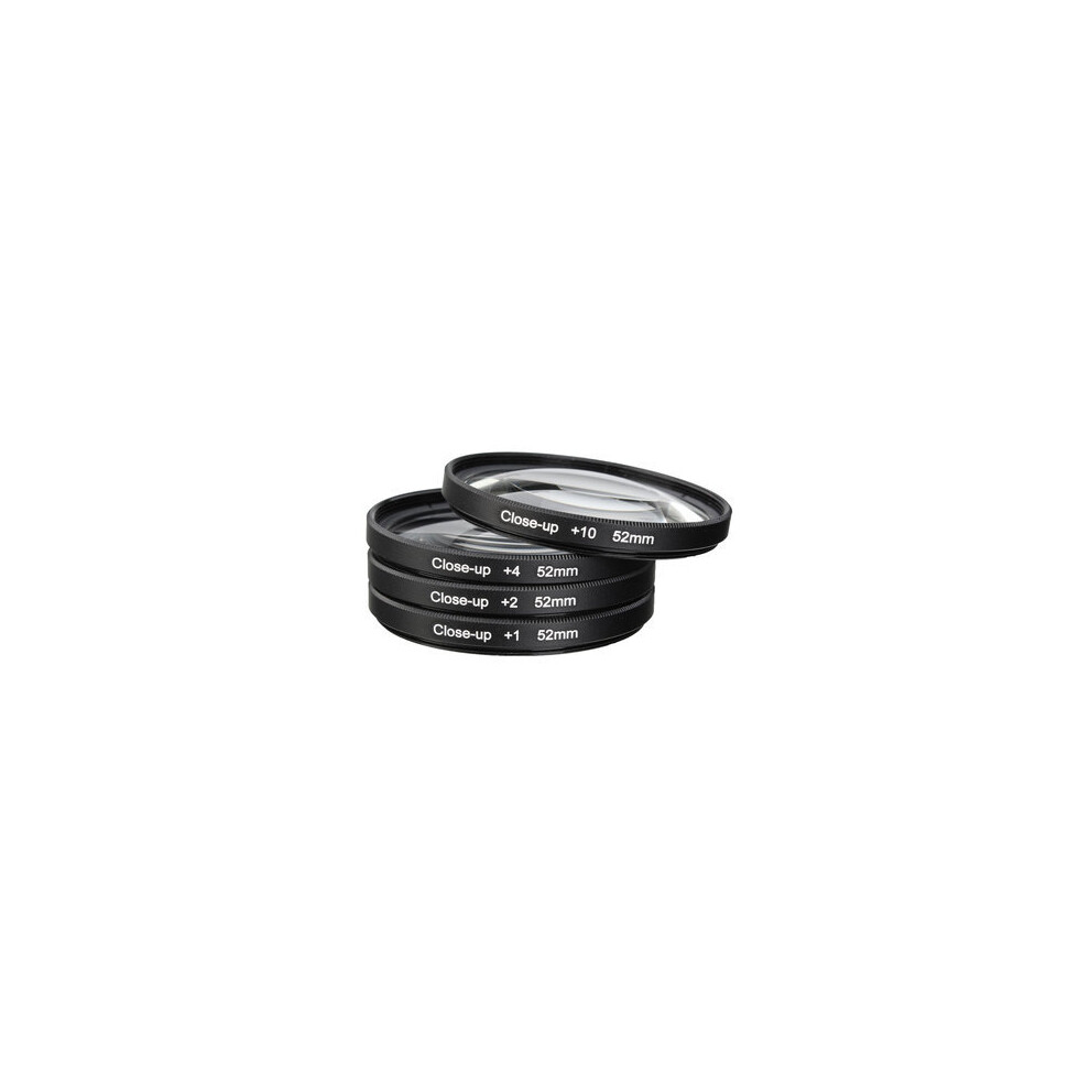 52Mm Macro Close Up Filter Lens Kit +1 +2 +4 +10 For Canon Nikon Dslr Slr Camera 4151093676033