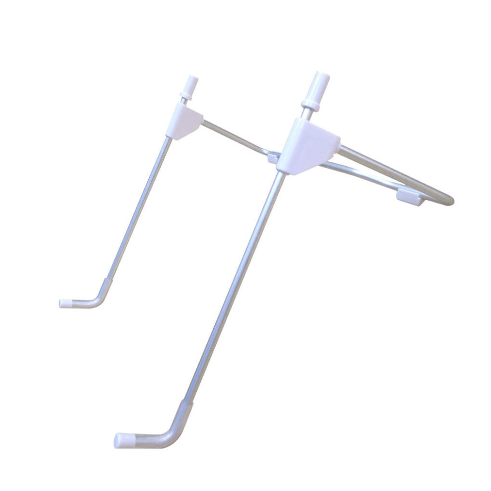 Adjustable Laptop Stand Holder Portable Foldable Desktop Computer Bracket For Laptops Phones Tablets White 4151093619207