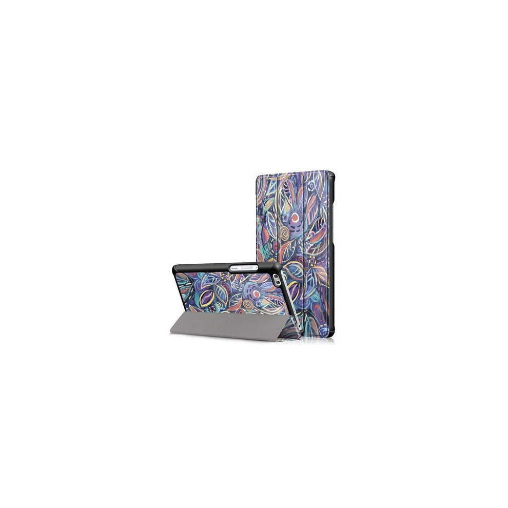1Pcs Tri Fold Colourful Leaf Case Cover For 8 Inch Huawei Honor Waterplay Tablet 840079112873