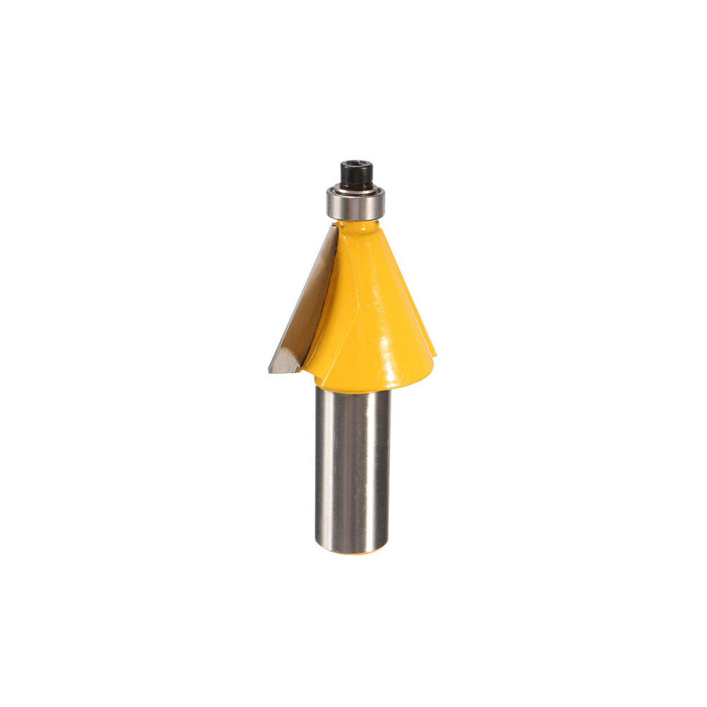 1/4 Inch Shank 22.5 Degree Chamfer And Bevel Edging Router Bit Woodworking Tool 8651938565974