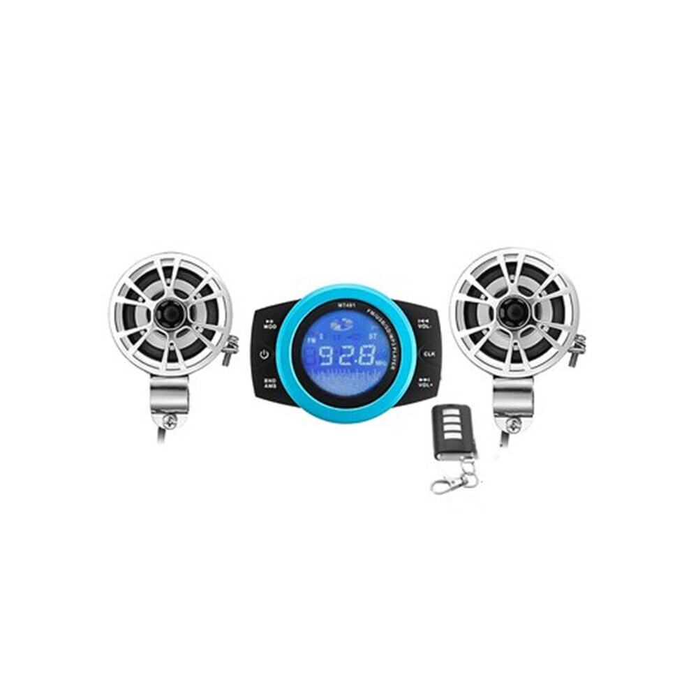 Waterproof Motorcycle Anti-Theft Alarm System Audio Radio Stereo Fm/Tf/Usb/Sd/Mp3 Speaker 4191026509847