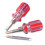 10Pcs Mini Bidirectional Interchangeable Head Screwdriver Phillips & Flat Tip Screwdriver For DIY Repair Tools 3