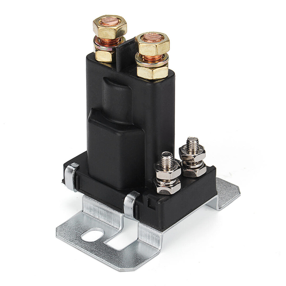 4 Pin 12V 500A Relay Car Starter On/Off Power Switch Dual Battery Isolator Black 5202984945383