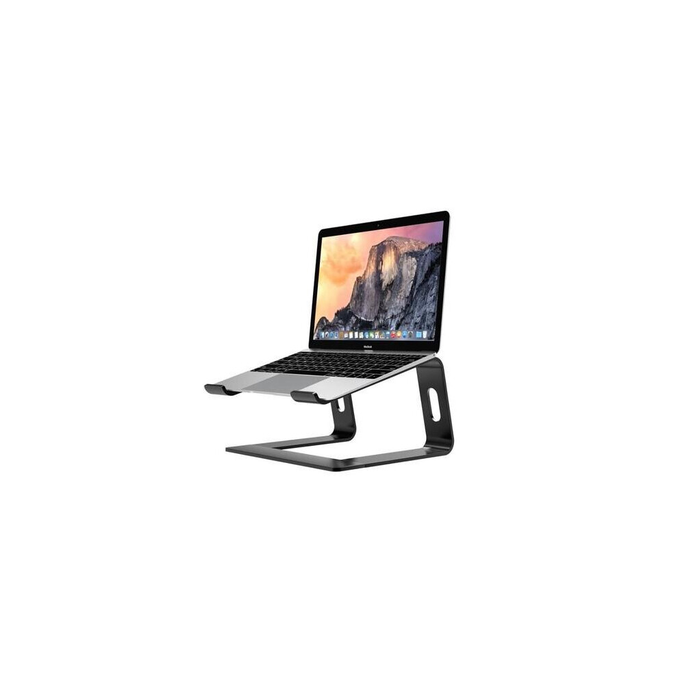 Holder Portable Foldable Desktop Computer Bracket Adjustable Laptop Stand For Laptops Phones Tablets Black 6441594785272