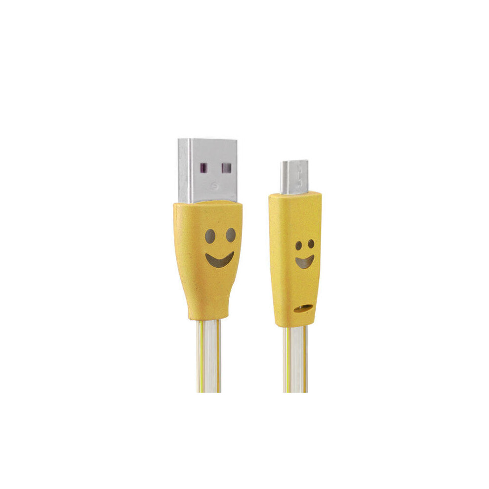 1.0M Usb 2.0 To Micro Usb Led Charging Data Line For Tablet Cell Phone 4151093643707