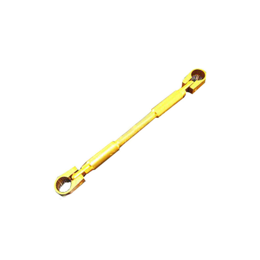 2Pcs 7/8 Inch 22Mm Motorcycle Bike Balance Handlebar Aluminum Brace Clamp Universal Color Gold 840079311320