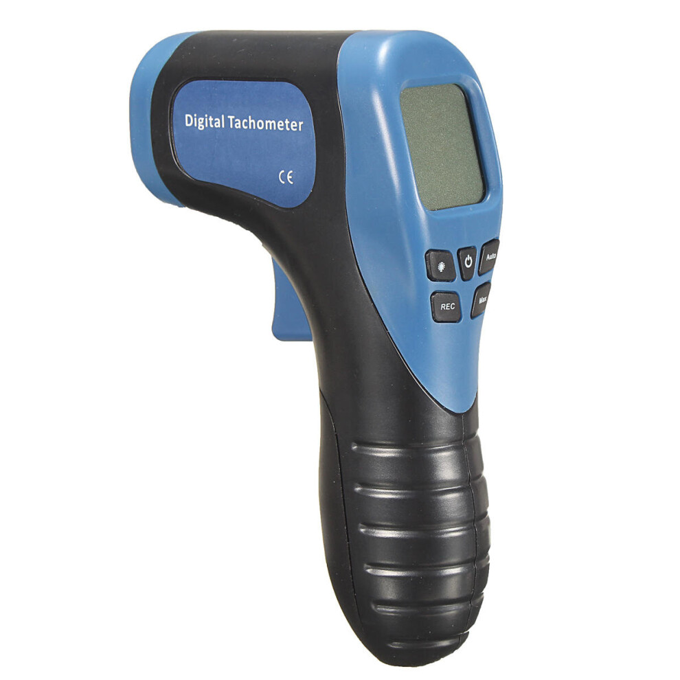 Digital Laser Tachometer 2.5-99999 Rpm Tach Tester Meter Speed Gauge 840079353801