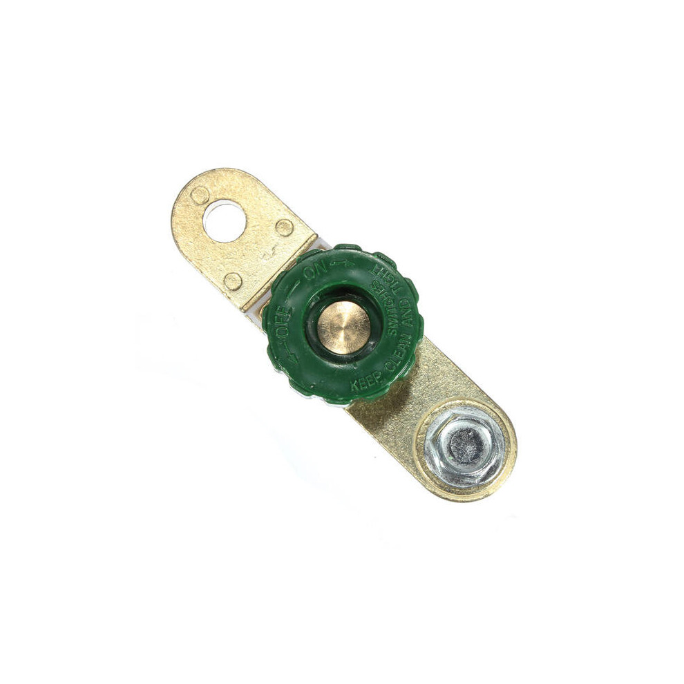 2 Pcs Vihicle Cut Off Switch Side Post Battery Master Disconnect Isolator Golden 5202984952022