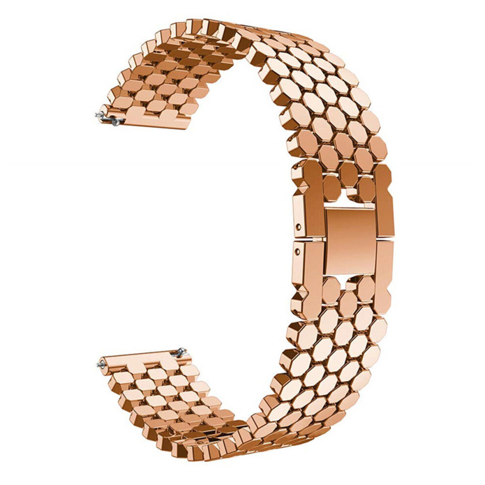 46Mm Alloy Metal Stainless Steel Watch Band Strap For Samsung Galaxy Watch Smart Watch Rose Color Gold 6441594711660