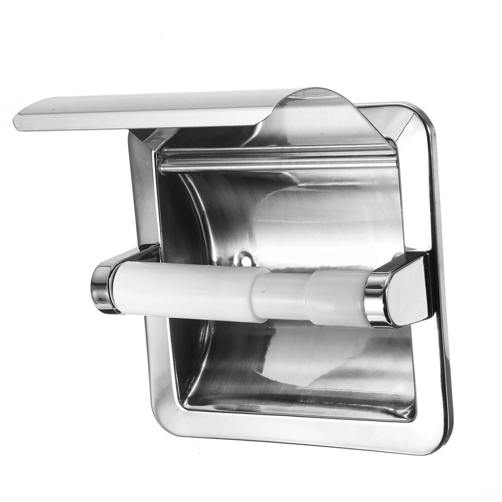 Recessed Toilet Paper Roll Holder Tissue  Loaded Stand-image-OPC-P79BZMK-NEW
