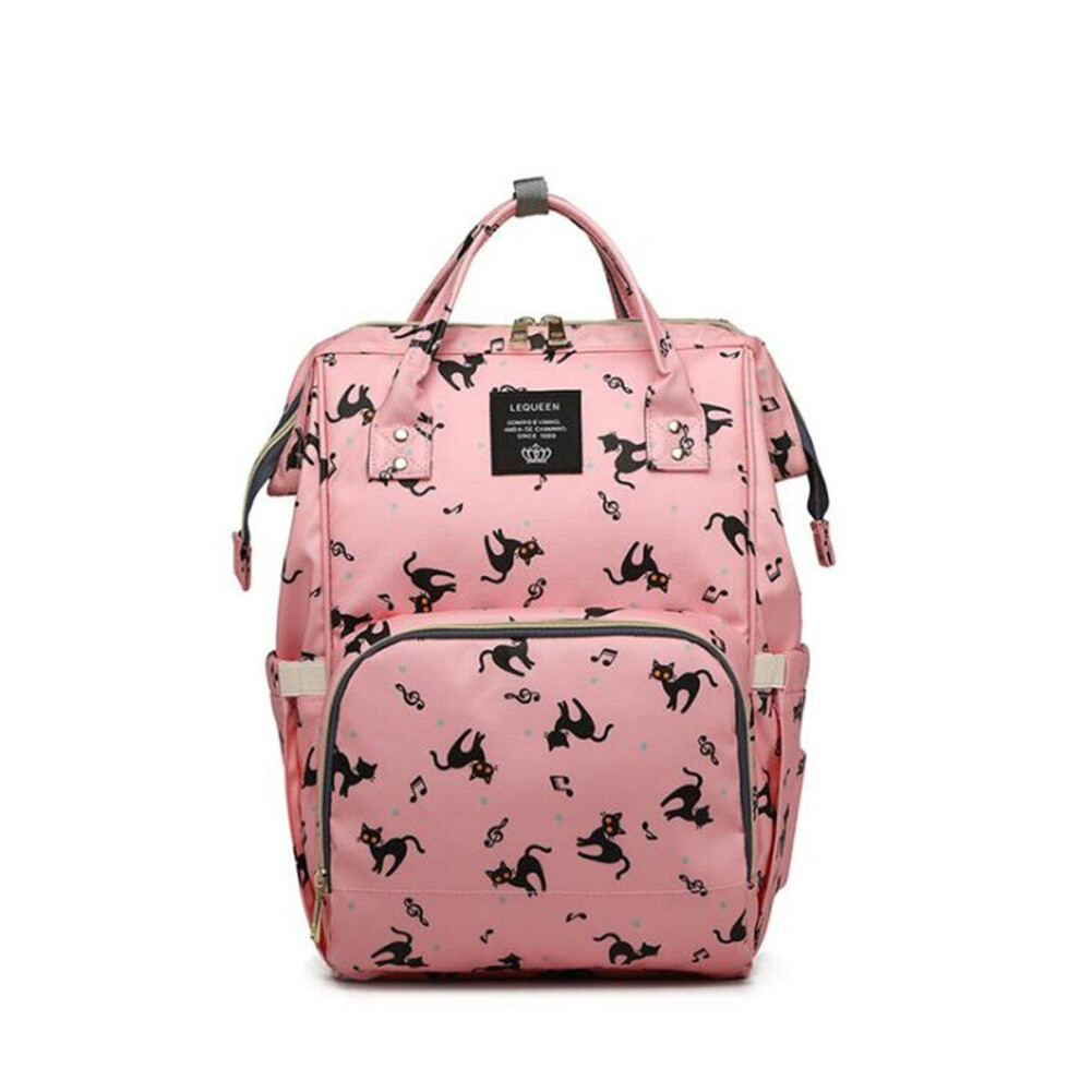 Mummy Backpack Multi-function Large-capacity Bag Expectant Travel Outdoor Maternal and Child Package PINK