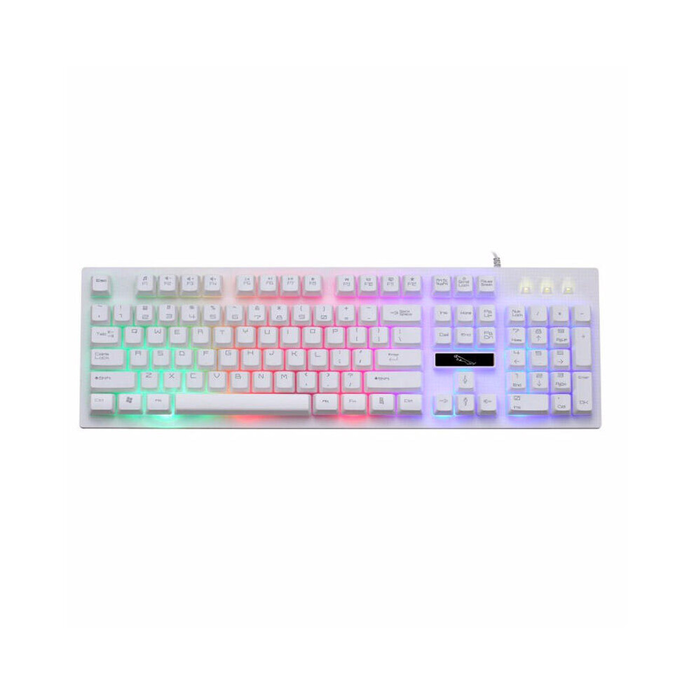G20 104 Keys Mechanical Hand Feel Colorful Backlight Gaming Keyboard And Mouse Combo Set 840079121684