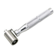 34mm Decorative Roller Paint Stainless Steel Flat Pressure Roller Wallpaper Apply Hand DIY Tools Platen Roller Wheel Bearing Brush
