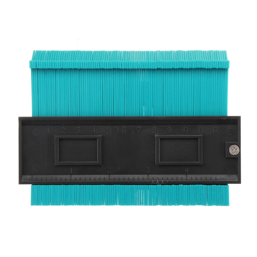 2Pcs 5 Inch Contour Profile Gauge Tiling Laminate Tiles Edge Shaping Wooden Measure Ruler 6901722564983