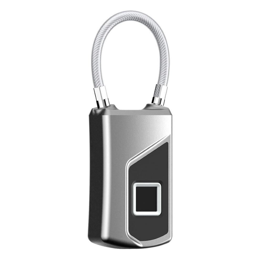 Anytek L1 Waterproof Smart Fingerprint Padlock Keyless Door Lock Usb Charge Anti-Theft 4191026592856