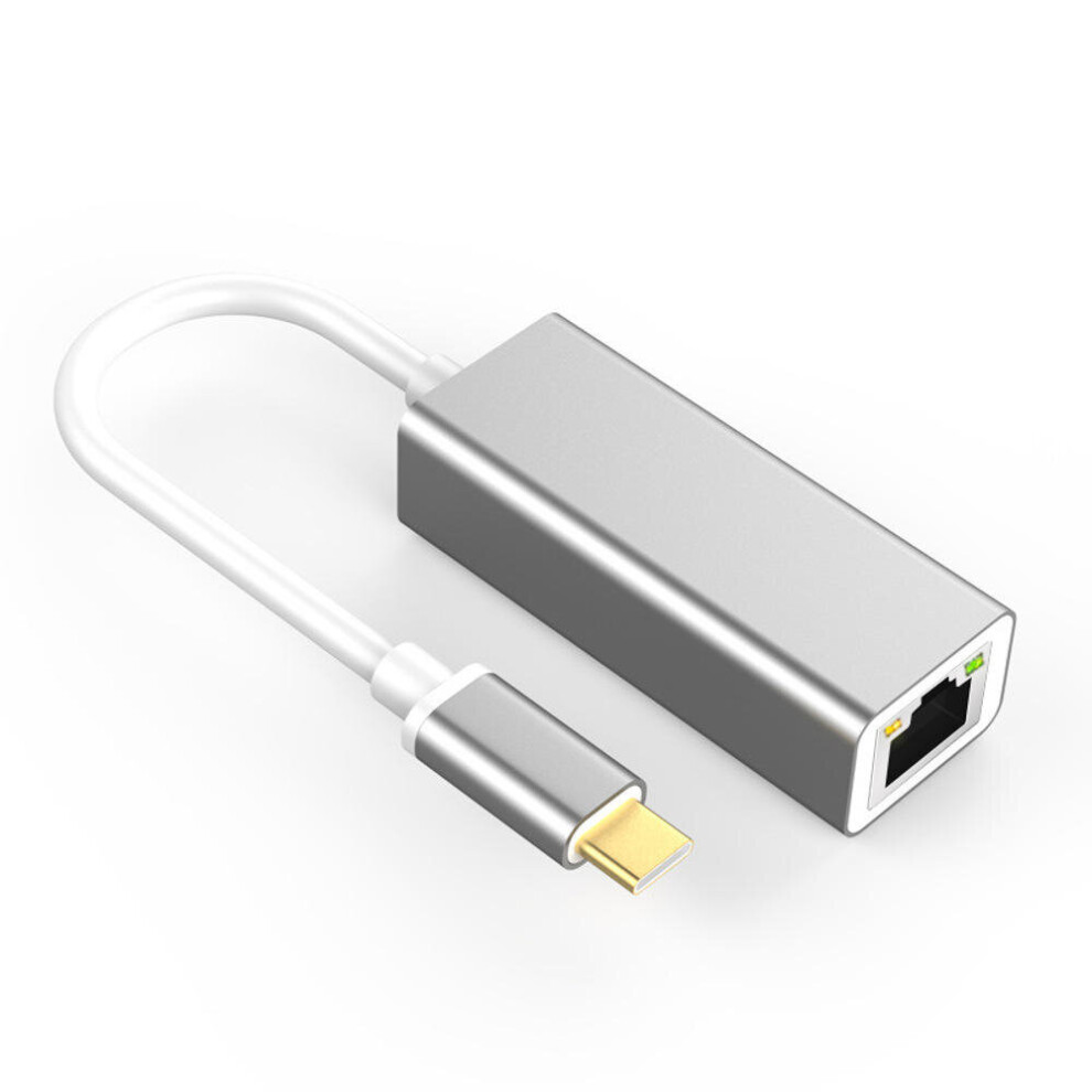 S3 Type-C To Rj45 Gigabit Ethernet Network Card Interface Adapter For Smartphone Tablet Laptop 4151093643752