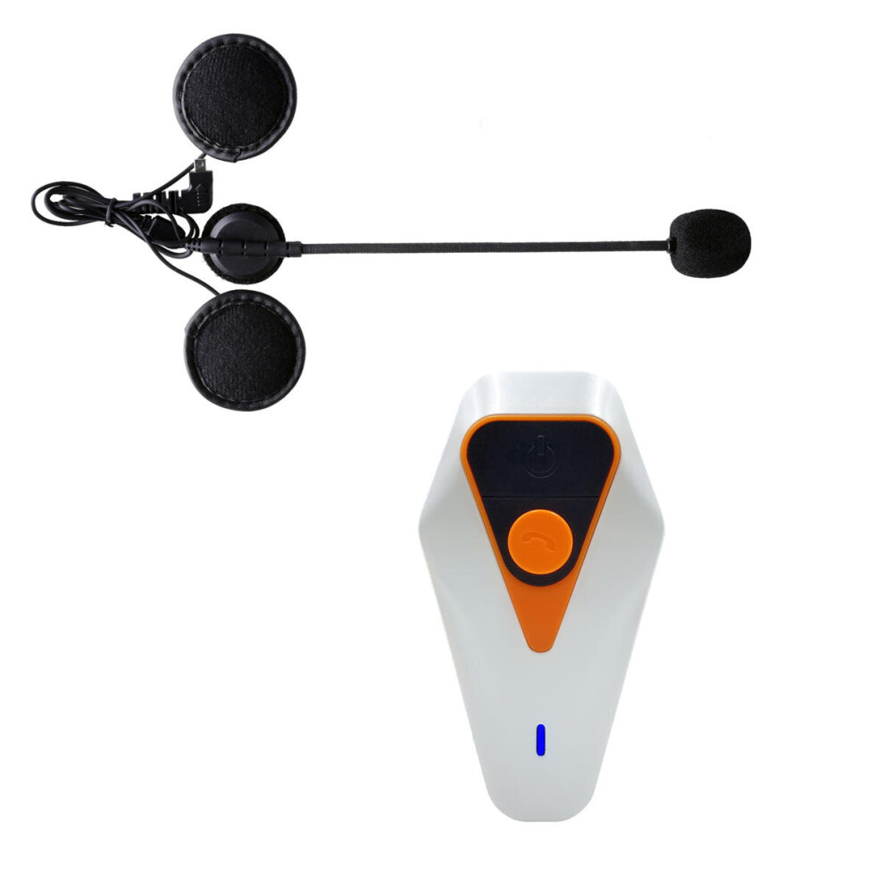 1000M Edr Waterproof Motorcycle Helmet Interphone Intercom Bluetooth 3.0 Fm Radio Headset Wt002 Clear 4191026508420