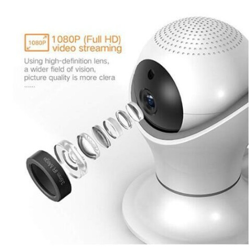 1080P HD Wireless IP Camera Wifi Intelligent comwork Remote Night Vision Home Shaking Machine 2
