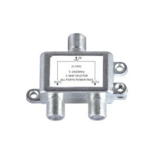 JS-SP02 Satellite 2 Way HD Digital Coax Cable Splitter Bi-Directional MoCA Connector for SATV/CATV