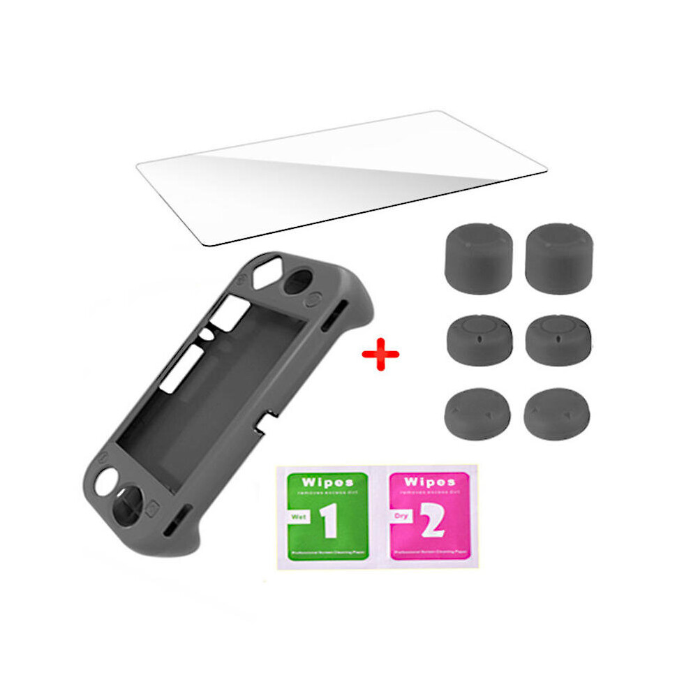 Tns-19180 Silicone Case With Tempered Film Rocker Cap Set For Nintendo Switch Lite Game Console Greg 4151093608249