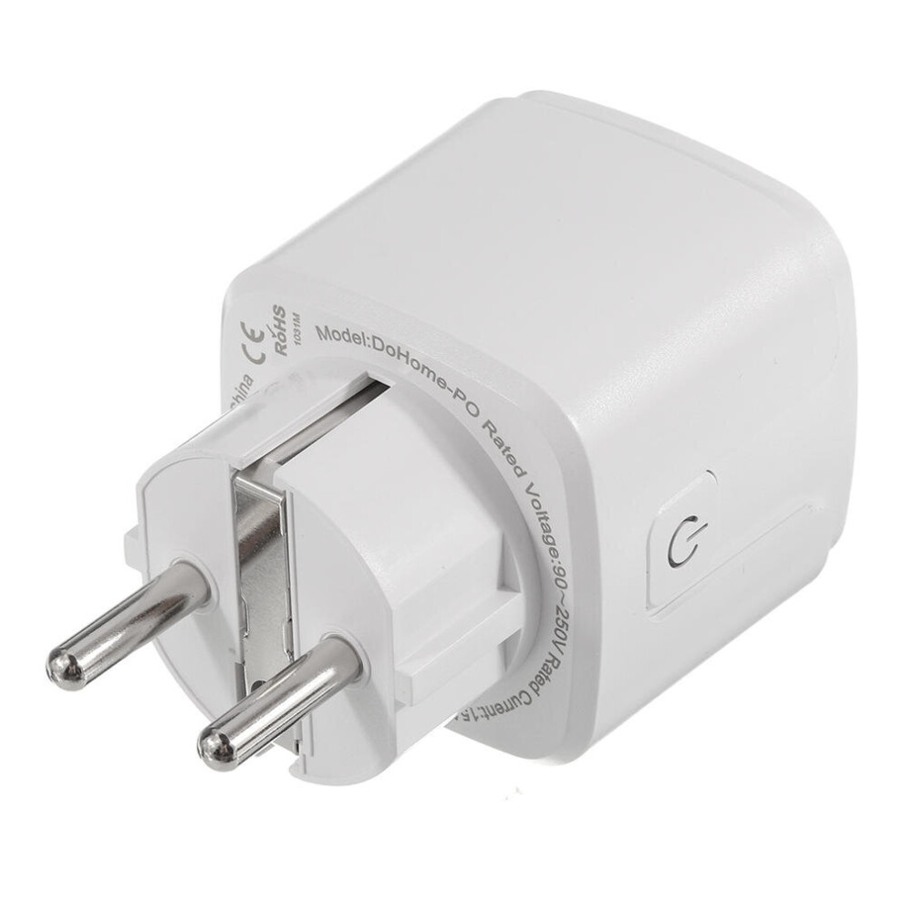 2Pcs 15A Dohome Homekit Wifi Smart Plug Home Power Switch Socket Outle 2.4Ghzcom Works With Alexa/Google Assistant Timer No Hub Required 4151093677917