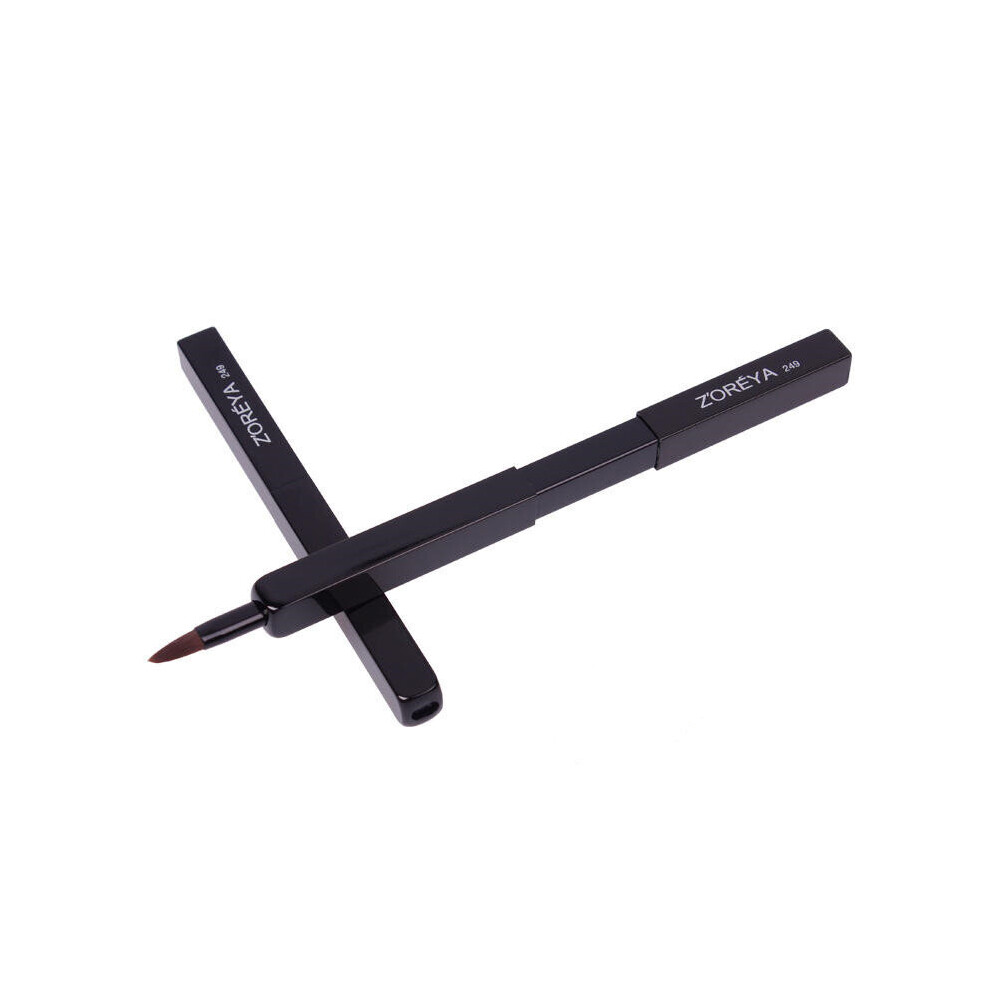 Retractable Lip Brushes Professional Makeup Brushes Portable Make Up Brushes for Lip Gross and Lip Stick Products BLACK COLOR