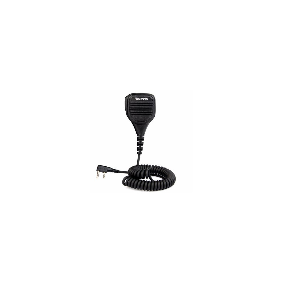 2 Pin Remote Speaker Mic For Kenwood Retevis H777 Rt3/Rt8 Tyt Baofeng Uv-5R 2 Way Radio Walkie Talkie C9050a 4151093696598