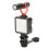 PT-3 Metal Extention Bar Flash Light Bracket with 3 Cold Shoe Mounts 3