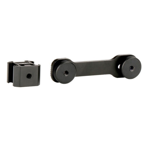 PT-3 Metal Extention Bar Flash Light Bracket with 3 Cold Shoe Mounts 1