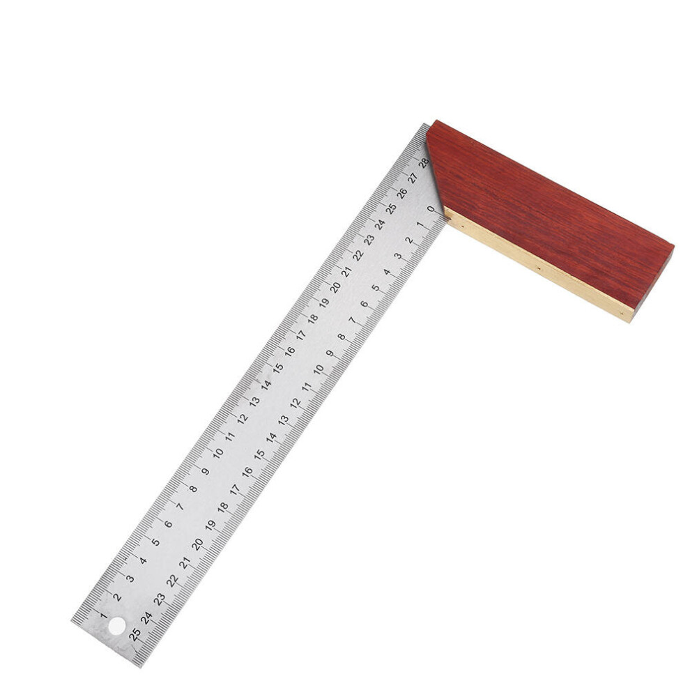 250Mm 90 Degree Angle Ruler Stainless Steel Square Marking Gauge Protractor Carpenter Measuring Tools 840079078353