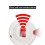 Smoke Detector Home Security Fire Alarm Photoelectric Sensor Battery Operated 2