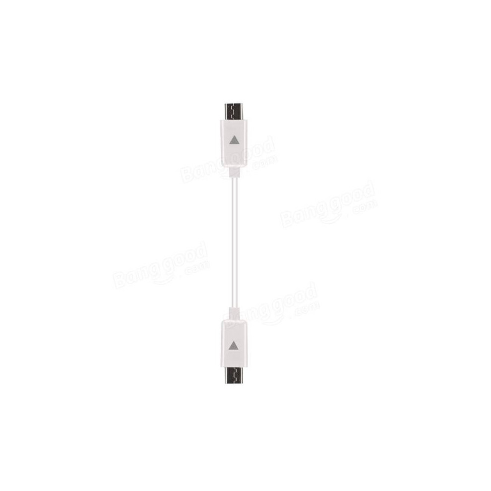 0.2M Micro Usb 2.0 Male To Micro Usb 2.0 Male Power Sharing Charging Cable White 6441594785975
