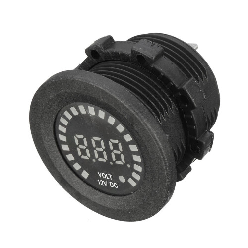12V LED Digital Voltage Socket Meter Display Auto Car Motorcycle Panel Volt Meterr 2