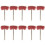 20pcs Red Buffing Polishing Wheel for Dremel Rotary Tool 8
