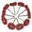 20pcs Red Buffing Polishing Wheel for Dremel Rotary Tool 4