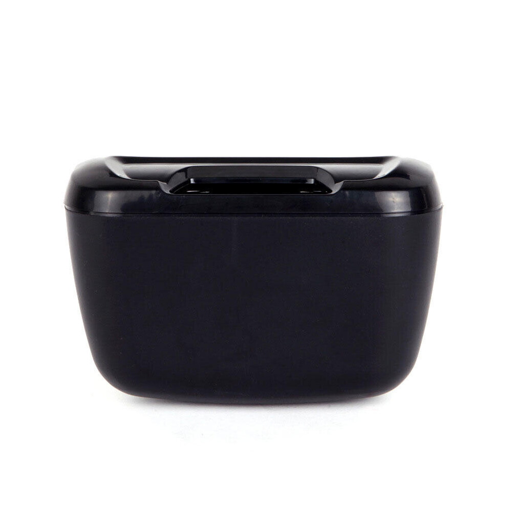 3 Pcs Multi-Functional Sticky Abs Car Garbage Cans Trash Bin Side Bucket Box Colour Black 840079102126